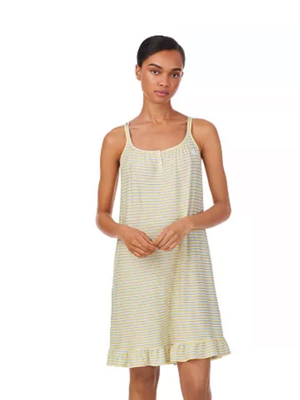 Lauren Ralph Lauren Women's Printed Double-Strap Nightgown med